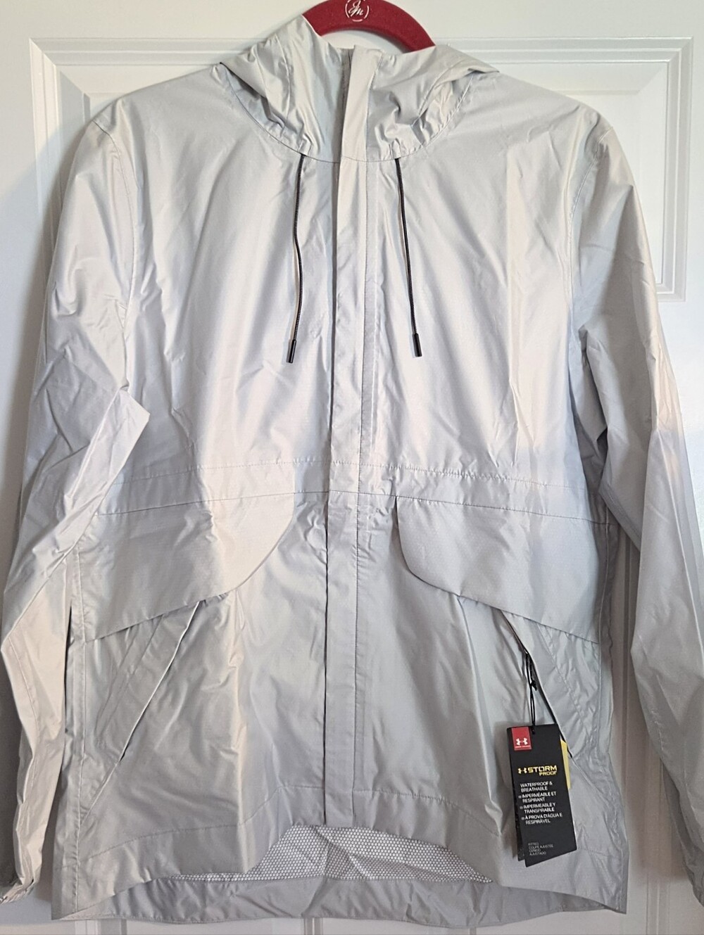 Under Armour NEW w/ Tag UA Womens Large L Cloudburst Shell Rain Jacket Coat NWT